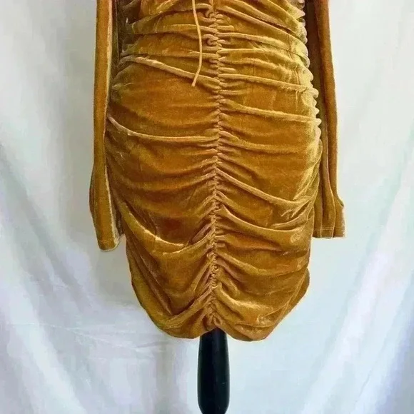 ENDLESS ROSE Velvet Ruched Dress - Picture 5 of 8